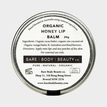 Load image into Gallery viewer, Organic Honey Lip Balm