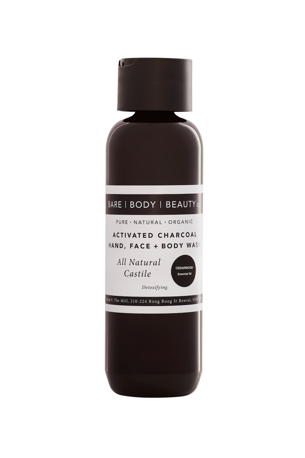 Activated Charcoal Hand, Face + Body Wash