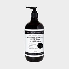 Activated Charcoal Hand, Face + Body Wash