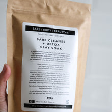 Load image into Gallery viewer, Bare Detox + Cleanse Clay Soak 500g
