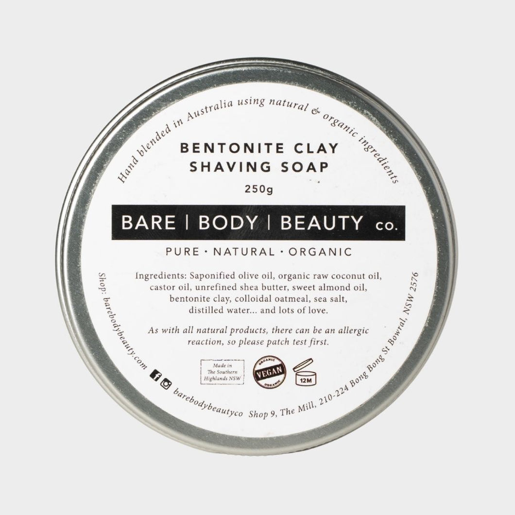 Bentonite Clay Shaving Soap