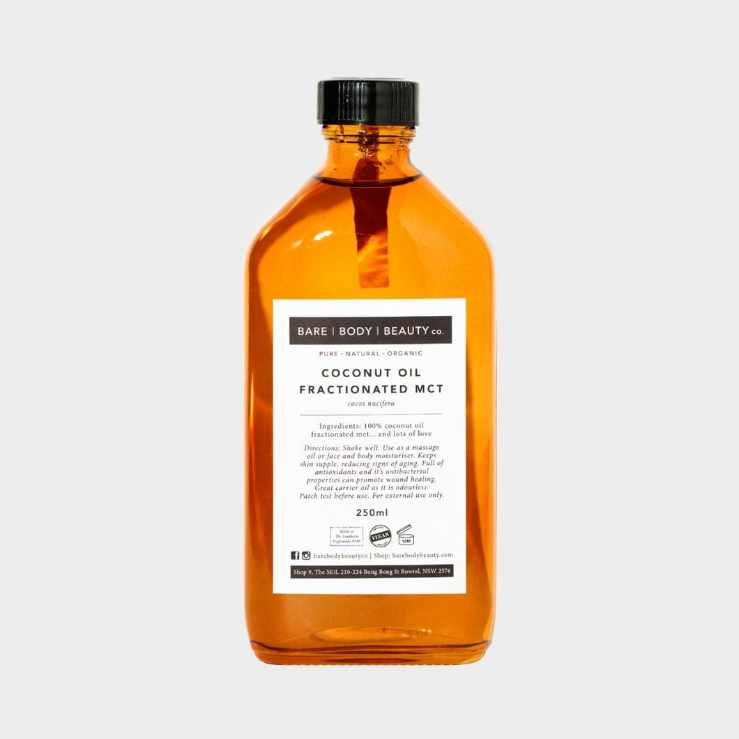 100% Pure Fractionated Coconut Oil 200ml