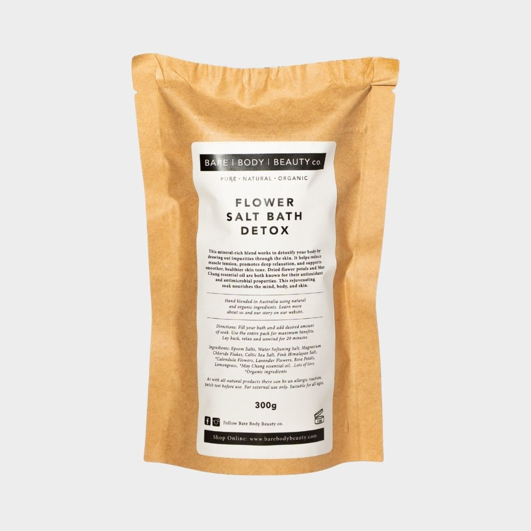 Flower + Salt Soak Detox Bath
