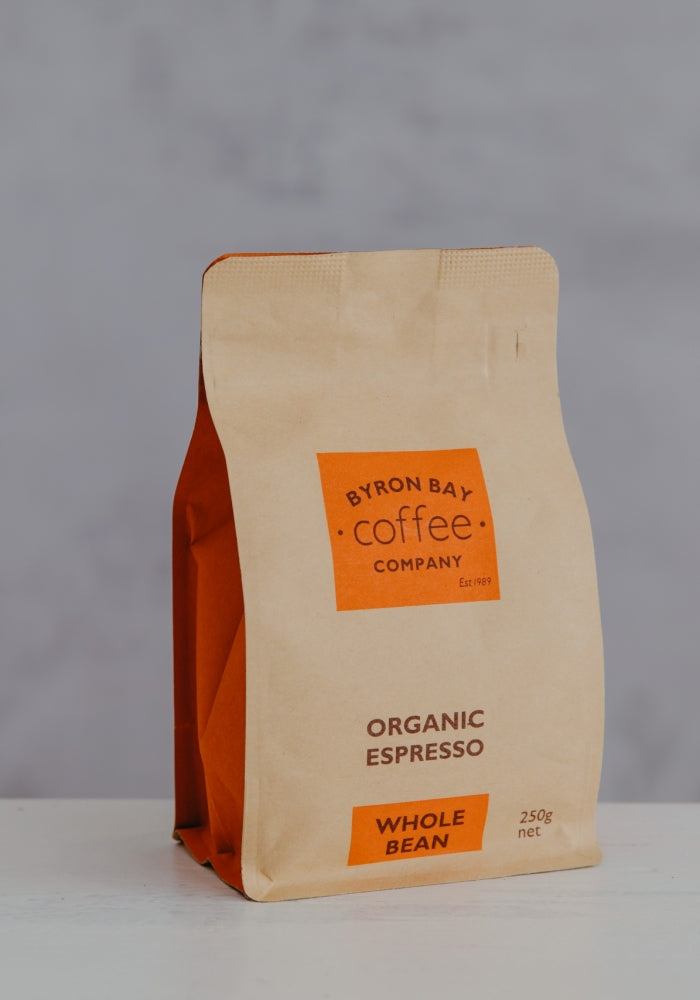Byron Bay Organic Espresso Whole Beans 250g