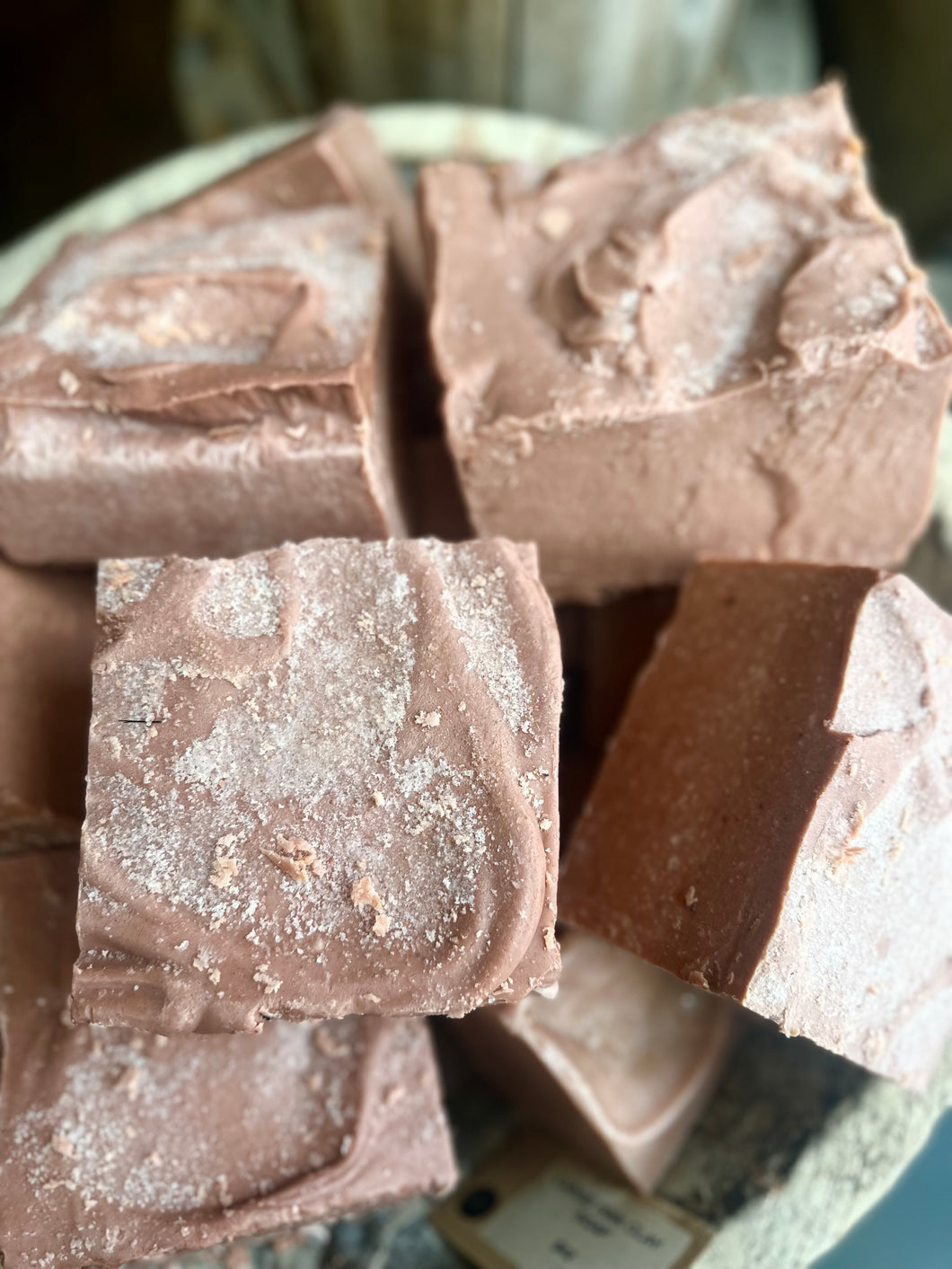 Pink Clay Soap Block