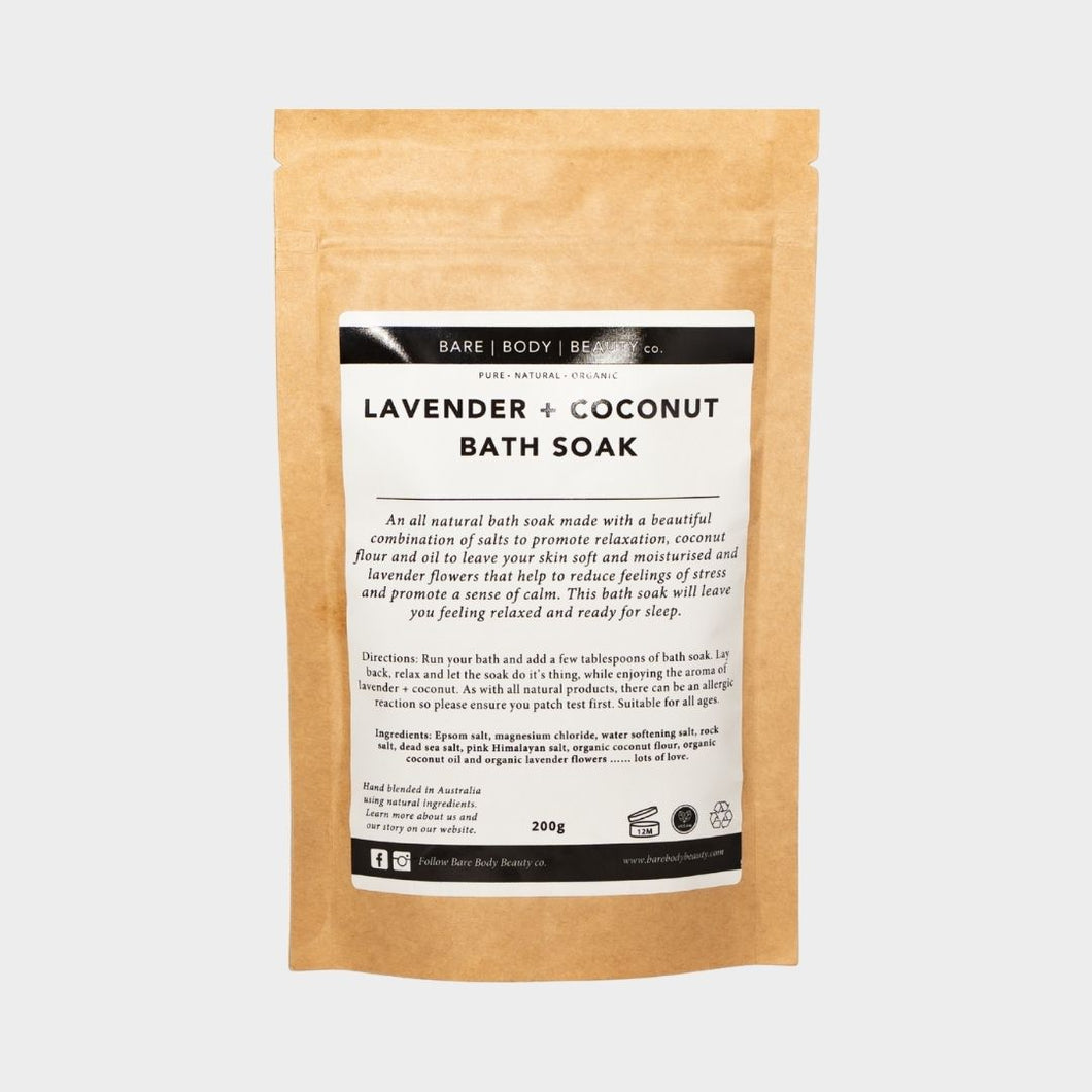 Lavender + Coconut Milk Bath Soak