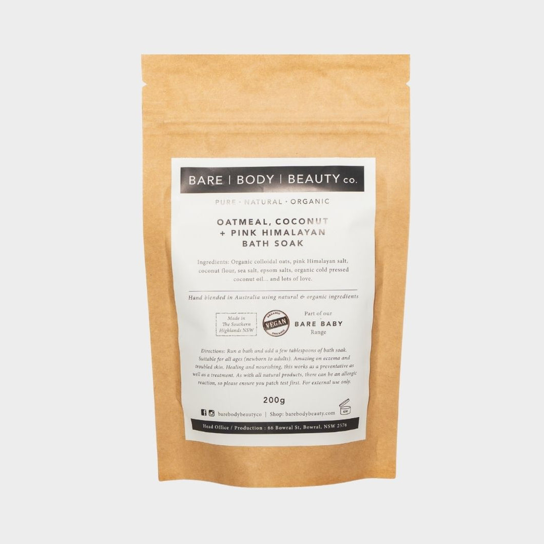 Oatmeal, Coconut + Pink Himalayan Bath Soak