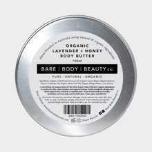 Load image into Gallery viewer, Organic Lavender &amp; Honey Body Butter 100ml

