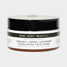 Load image into Gallery viewer, Organic Lemon, Lavender Exfoliating Face Scrub
