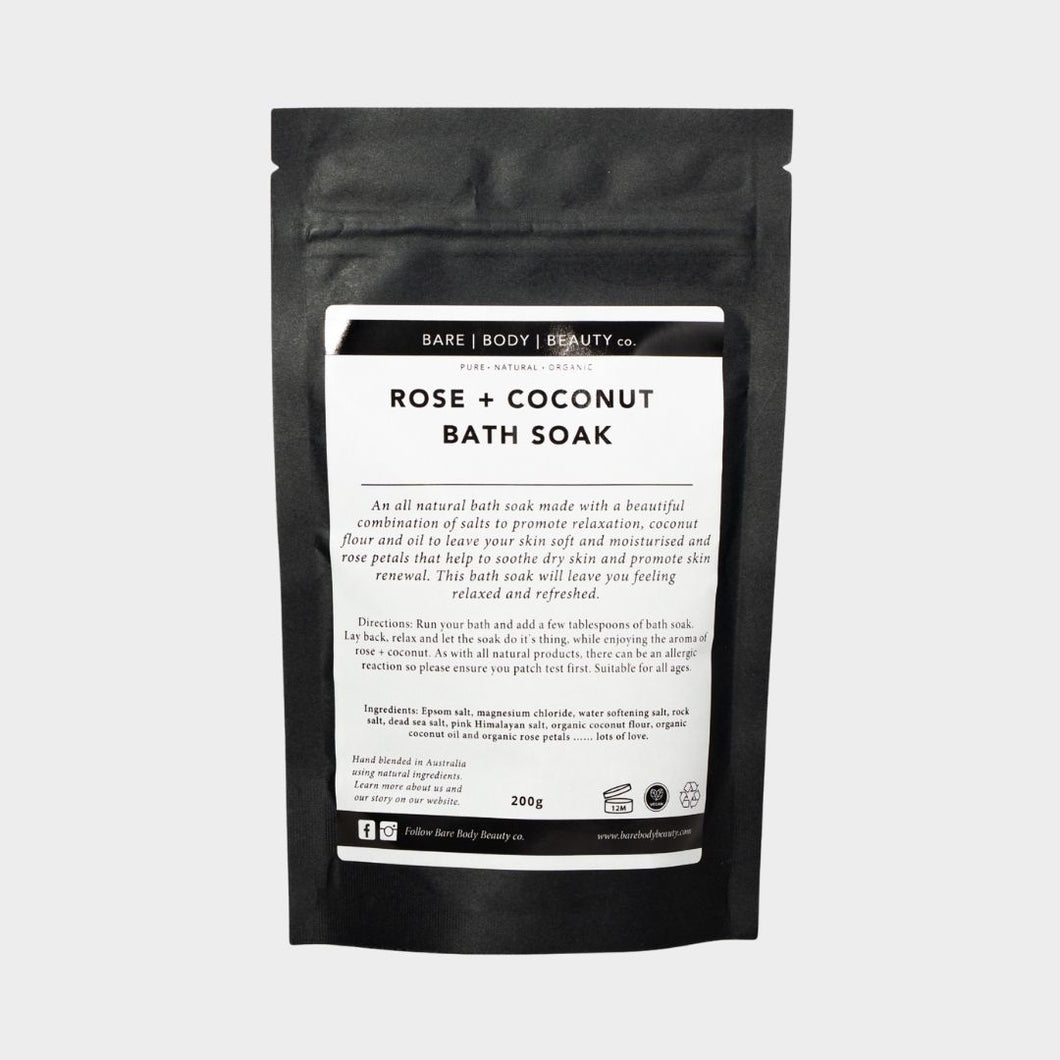 Rose + Coconut Milk Bath Soak