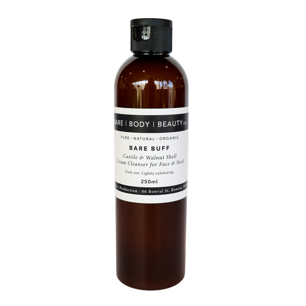 Bare Buff Castile + Walnut Shell Cream Cleanser
