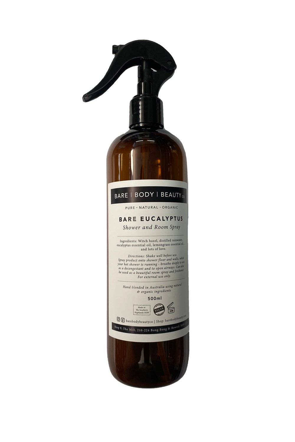 Bare Eucalyptus Shower and Room Spray